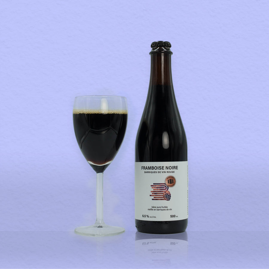 Framboise noire BA vin rouge - 6.5% - 500 mL